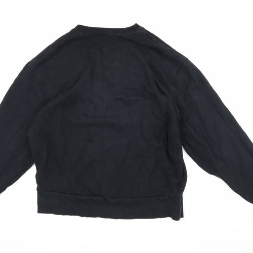 Collusion Men's Black Sweatshirt L Pullover
