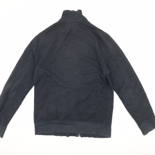 Linea Men's Blue Basic Jacket, Size S, Full Zip