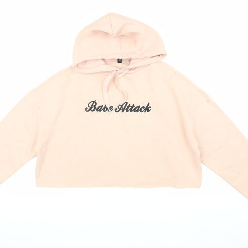 H&M Women’s Pink Pullover Hoodie Size 12