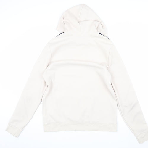 River Island Men's Ivory Hoodie, S, Pullover
