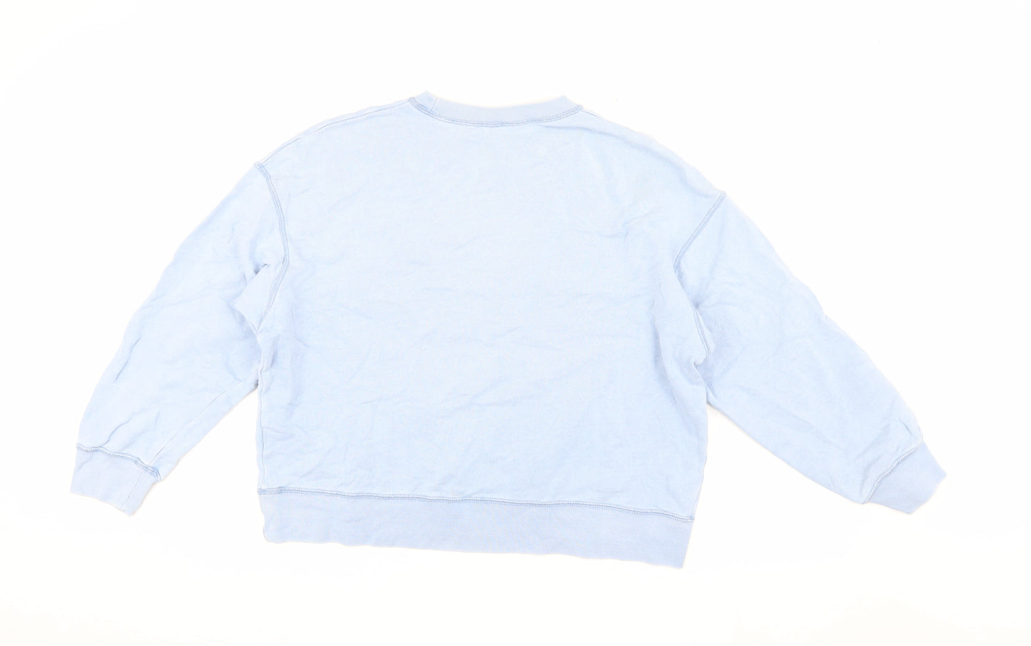 Uniqlo Women's Blue Pullover Sweatshirt XL Cotton Blend