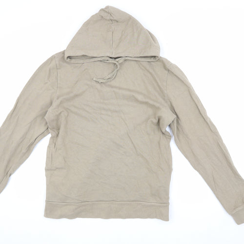 ASOS Men's Beige Pullover Hoodie Small