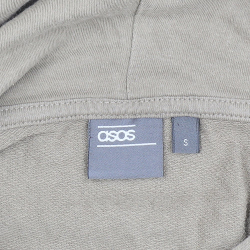 ASOS Men's Beige Pullover Hoodie Small