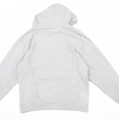Shok Activewear Unisex Grey Graphic Pullover Hoodie L