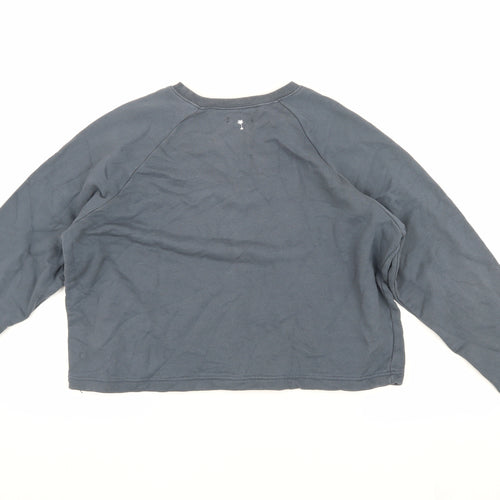 Thrills Women's Blue Pullover Sweatshirt, Size 0