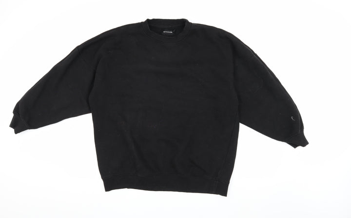 PrettyLittleThing Women's Black Pullover Sweatshirt Size 4