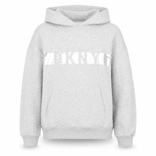 DKNY Sport Women's Grey Pullover Hoodie - Comfortable All-Season Wear