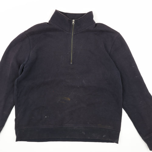 Gap Men's Black XL Pullover Fleece Sweatshirt