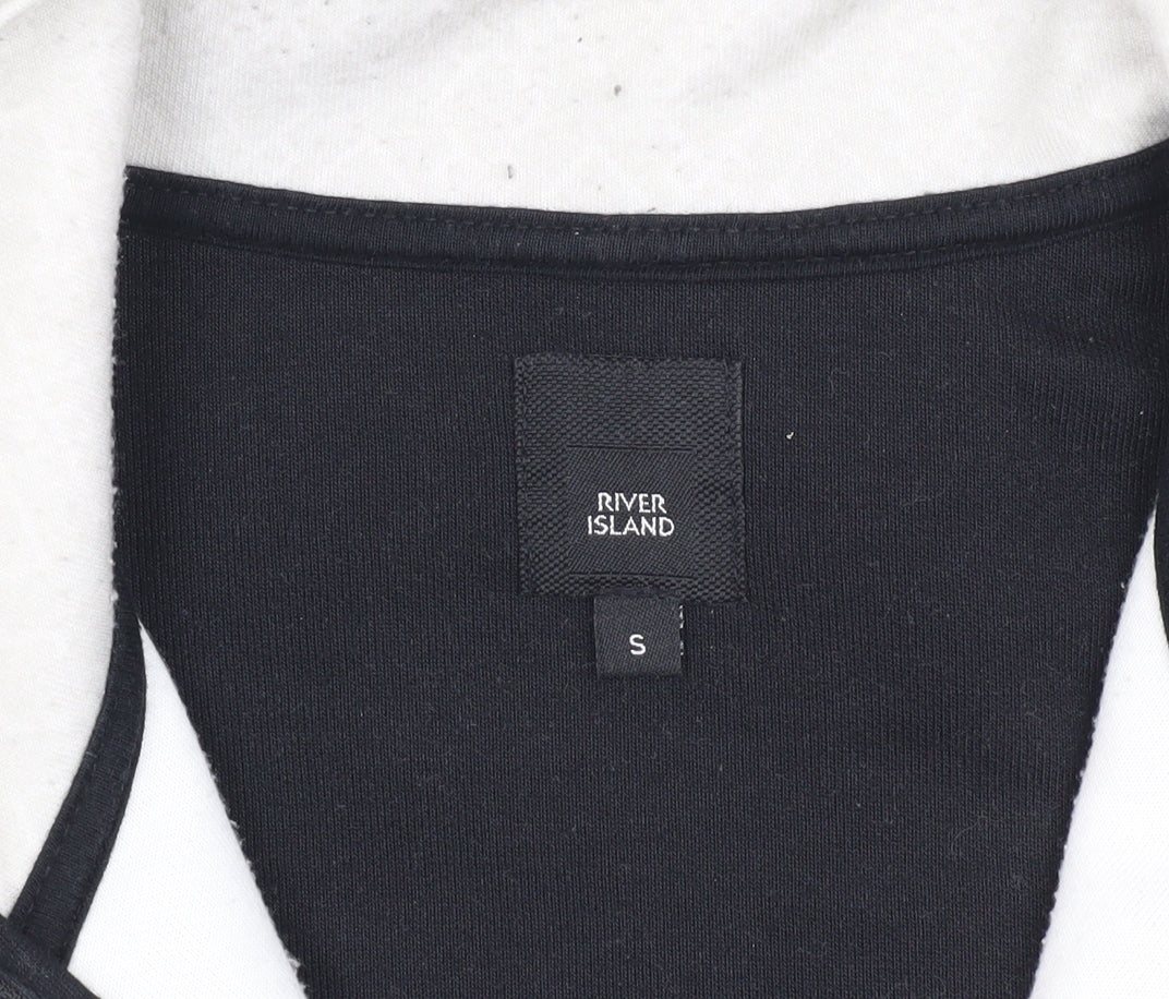 River Island Men's Black Basic Jacket Size S