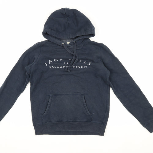 Jack Wills Women's Blue Pullover Hoodie Size 10