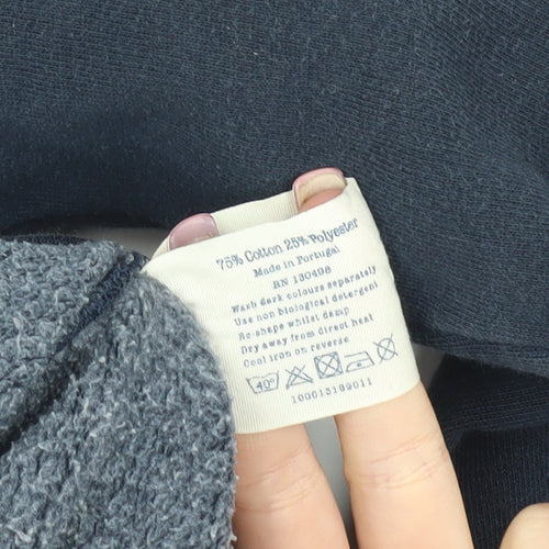 Jack Wills Women's Blue Pullover Hoodie Size 10