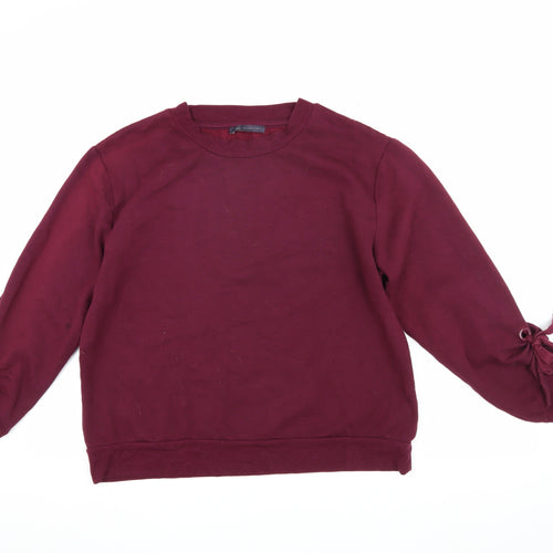 Marks and Spencer Women's Red Pullover Sweatshirt Size 14