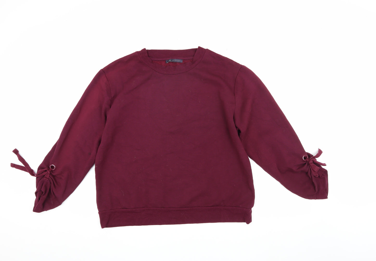 Marks and Spencer Women's Red Pullover Sweatshirt Size 14
