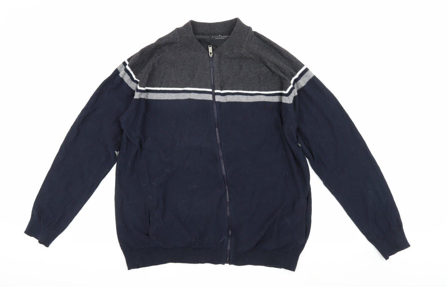 Dissident Men's 2XL Blue Bomber Jacket Casual Wear