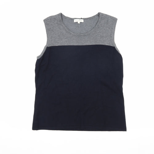 Austin Reed Grey & Blue Men's Sleeveless Vest L