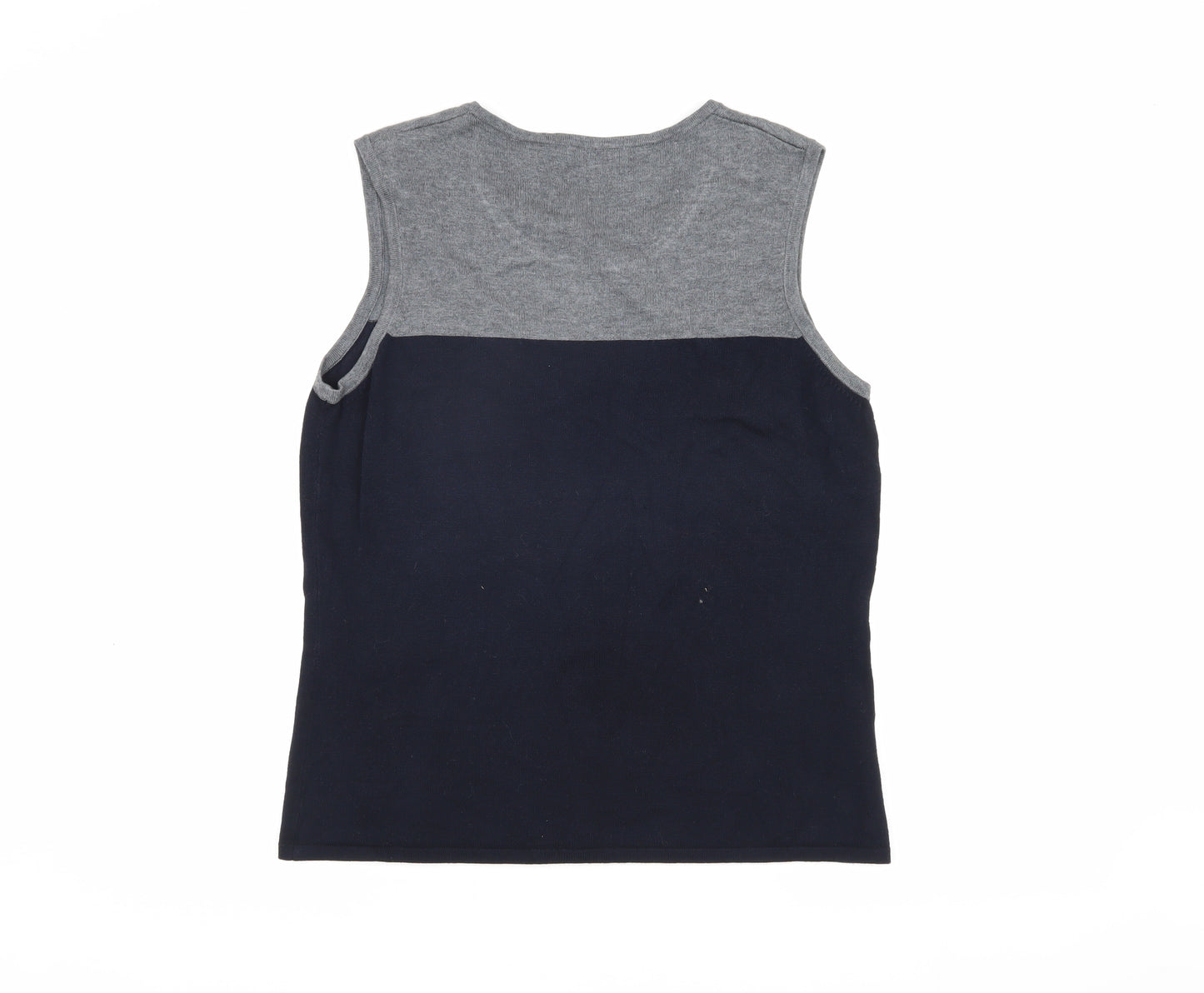 Austin Reed Grey & Blue Men's Sleeveless Vest L