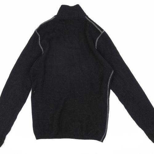 Next Men's Black Knit Jacket, Medium, Casual Wear