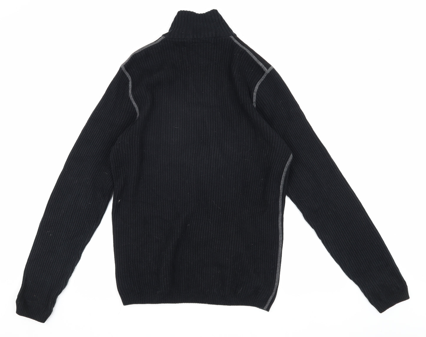 Next Men's Black Knit Jacket, Medium, Casual Wear