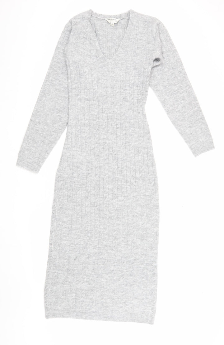 Miss Selfridge Women's Grey Sheath Midi Dress XS