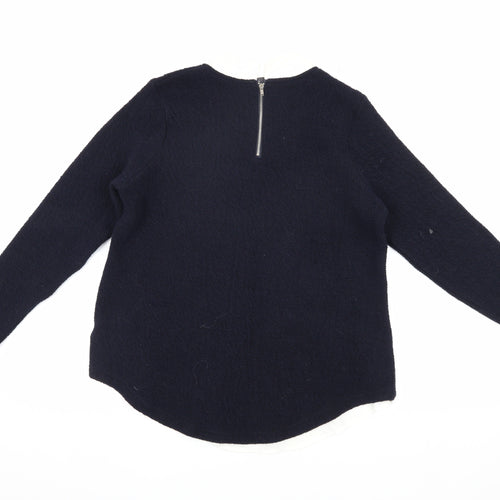 Darimeya Women's Blue Collared Jumper S