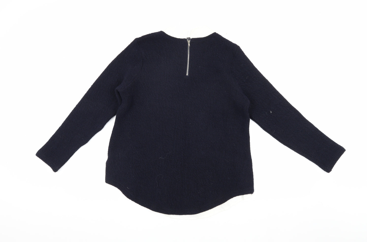 Darimeya Women's Blue Collared Jumper S