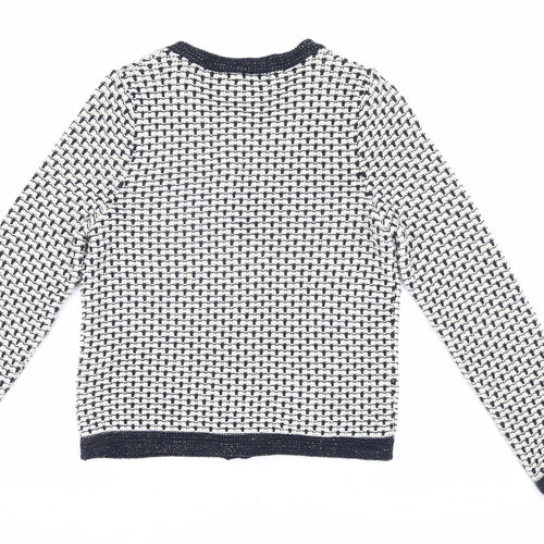 Marks and Spencer Women's Cardigan, UK 12, Multicolour Knit