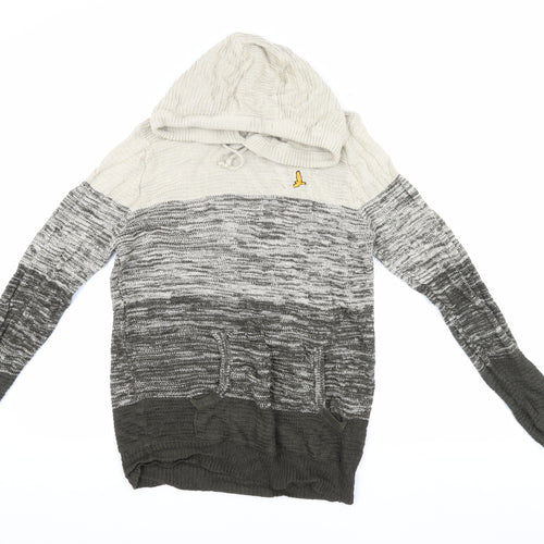 Brave Soul Men's Multicoloured Pullover Hoodie M