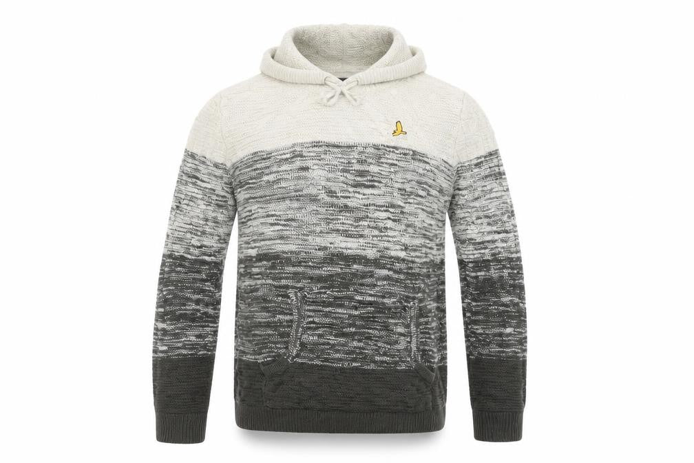 Front view of Brave Soul Men's Multicoloured Pullover Hoodie M