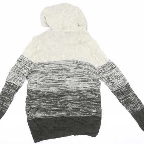 Brave Soul Men's Multicoloured Pullover Hoodie M