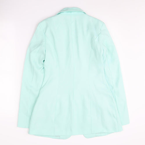 PrettyLittleThing Women's Green Suit Jacket UK 8