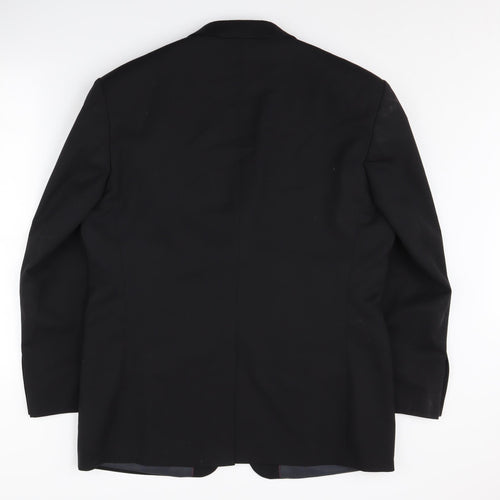 Jack Reid Men's Black Blazer, Size 42 Short Length