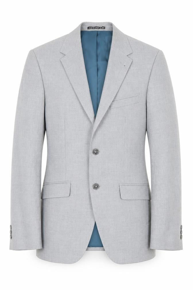 Front view of Taylor & Wright Men's Grey 38R Blazer Jacket