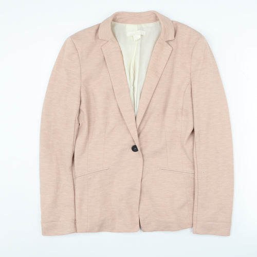 H&M Women's Beige Blazer, Size 10, Regular Fit