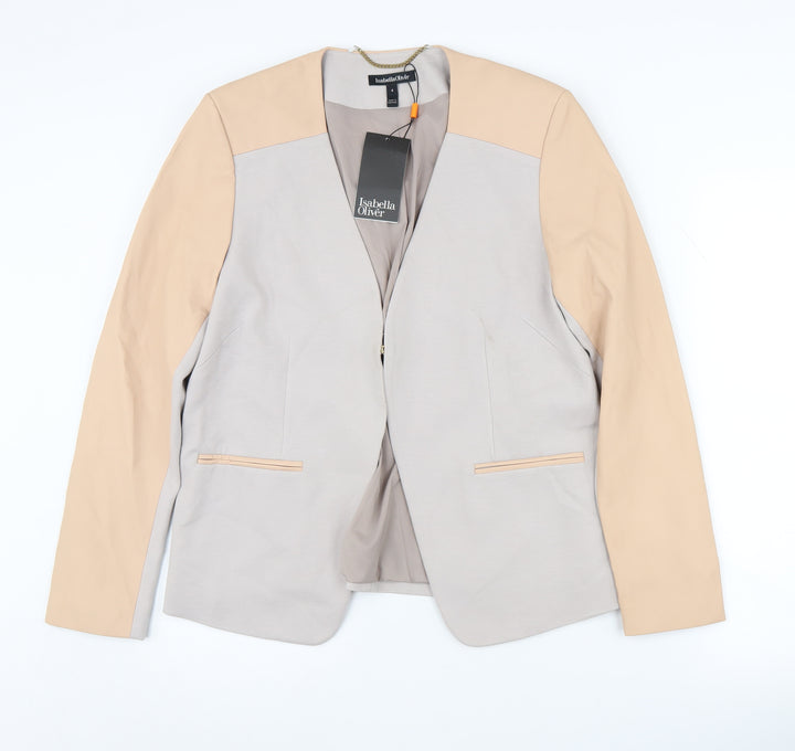 Isabella Oliver Women's Beige Blazer Size 6