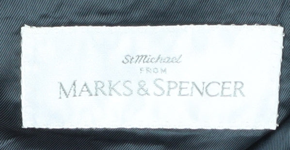 Marks and Spencer Men's Black Blazer, Size 38S Vintage