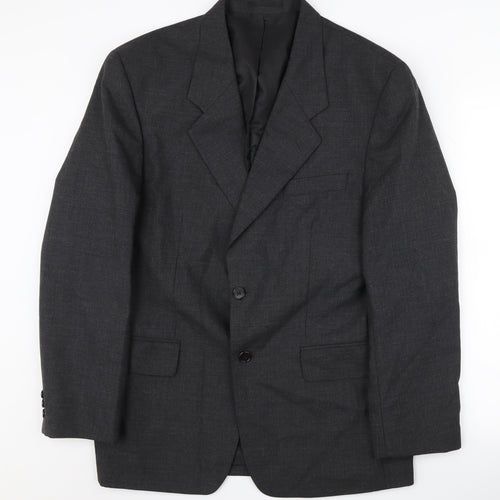 Skopes Men's Black Blazer Size 40R, Regular Fit
