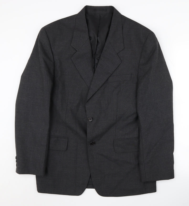 Skopes Men's Black Blazer Size 40R, Regular Fit