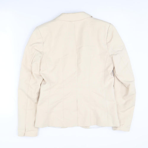 H&M Women's Beige Blazer, Size 10, Classic Fit