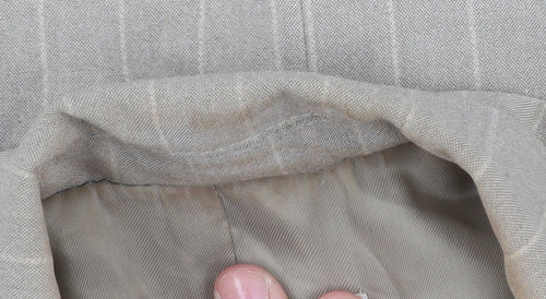 MNG Beige Suit Jacket Women's Size L, Two-Button