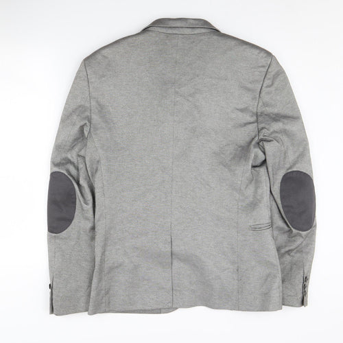 H&M Men's Grey Blazer, Size 38R, Casual Jacket