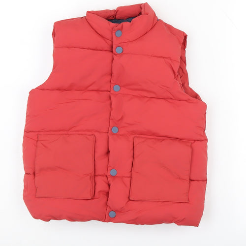 Marks and Spencer Girls Red Puffer Jacket 6-7 Years