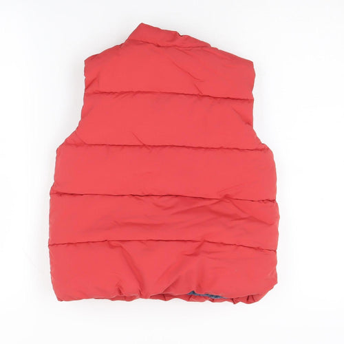 Marks and Spencer Girls Red Puffer Jacket 6-7 Years