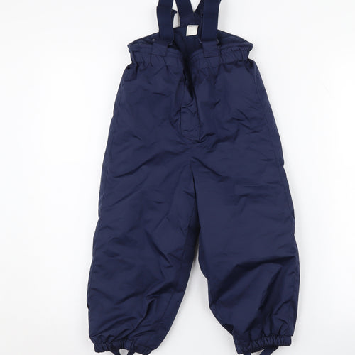H&M Boys Blue Snow Pants - 4 Years, Waterproof, Winter