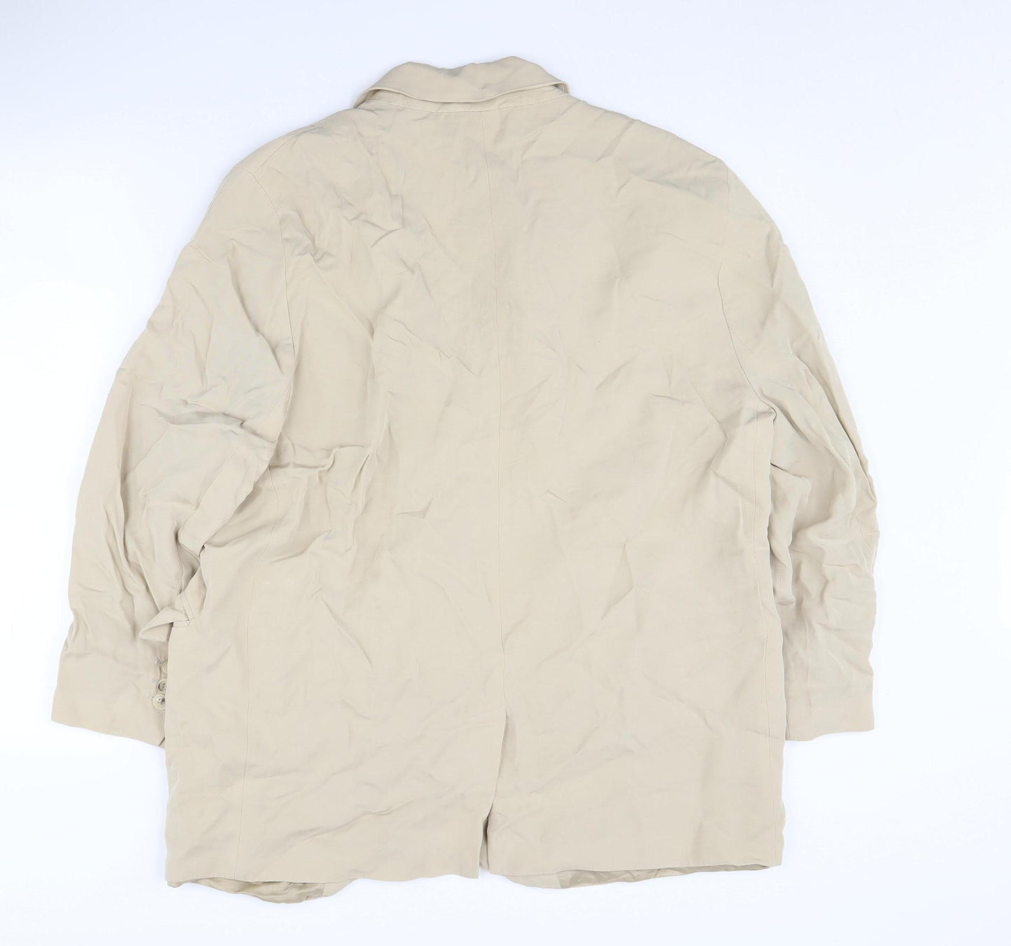 Zara Women's Beige Blazer, UK 12, Relaxed