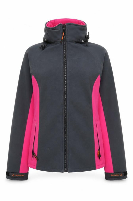 Front view of Seahawk Women’s Multicoloured Fleece Jacket, size UK 8