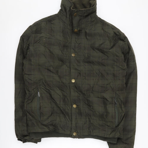 Jack Murphy Men's Green Quilted Jacket, Size S, Casual Wear