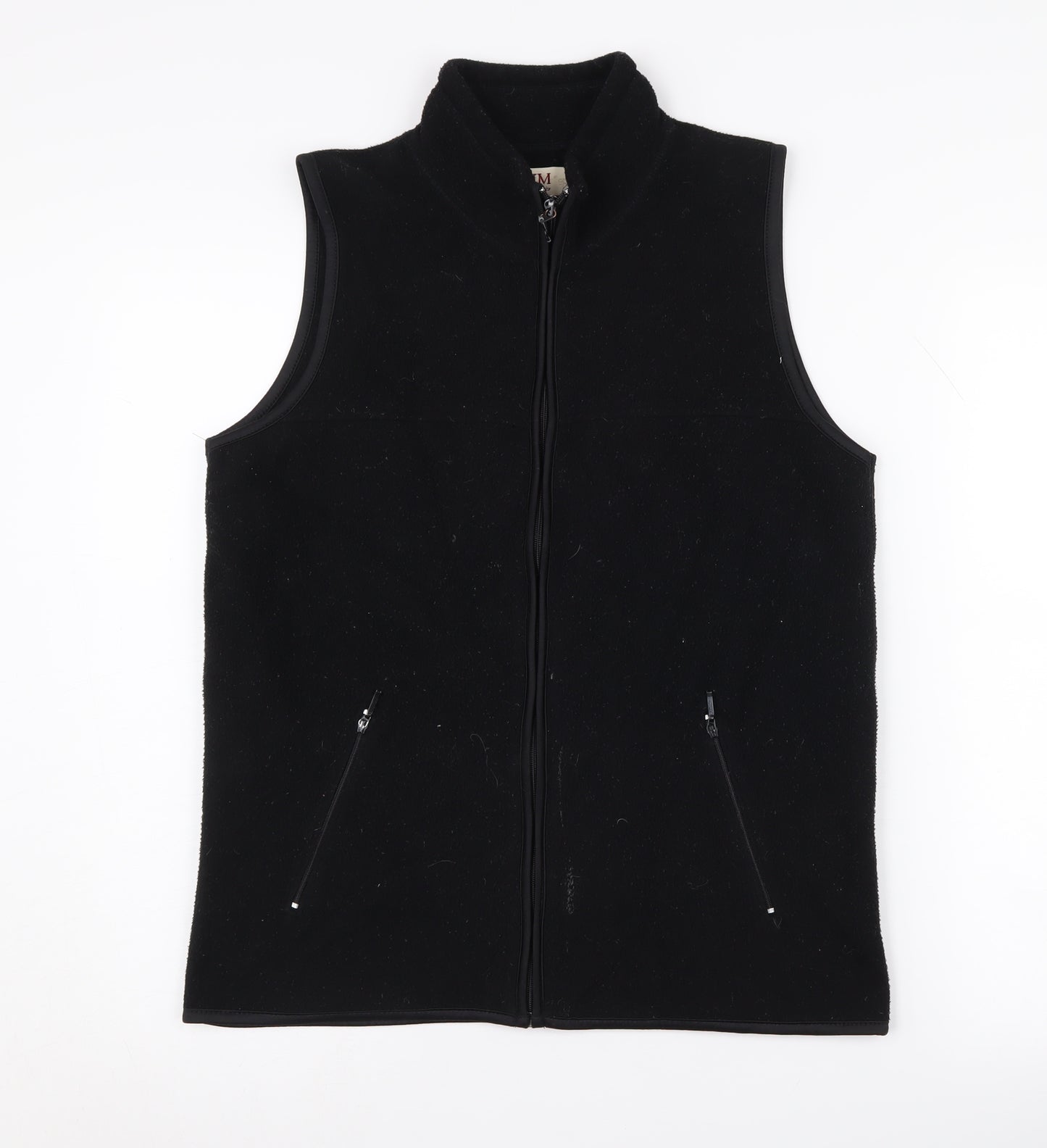 EWM Women's Black Fleece Waistcoat Size S Casual