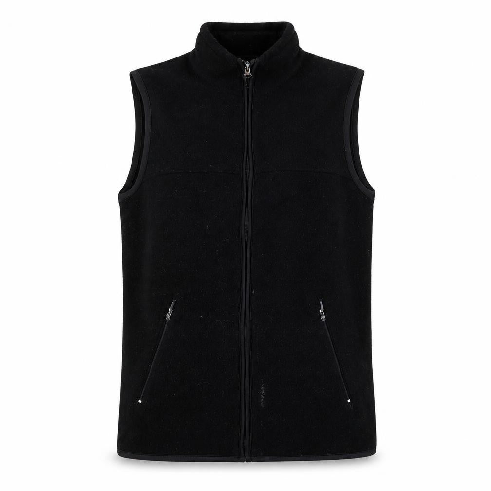 EWM Women's Black Fleece Waistcoat Size S Casual