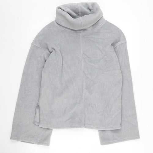 Marks and Spencer Women's Grey Cowl Neck Sweatshirt S