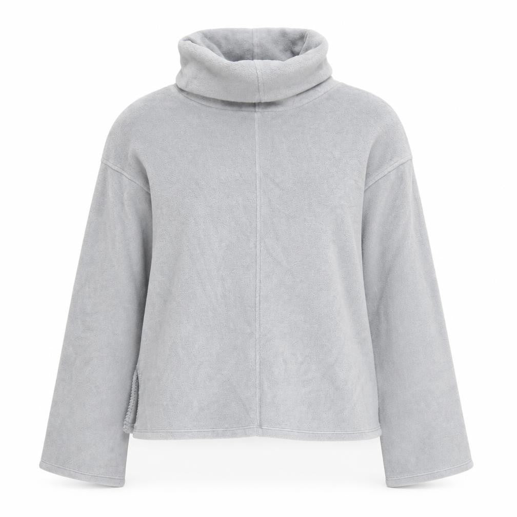 Front view of Marks & Spencer Women's Grey Cowl Neck Sweatshirt S
